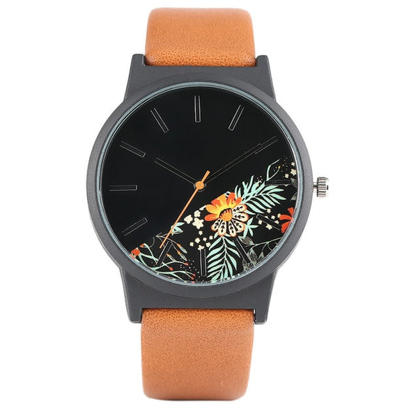 Brown Flora Quartz Watch